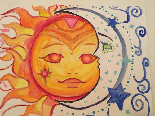 Sun/Moon - Glossy Finish - 5.5